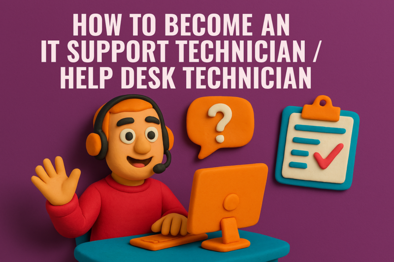 How to Become an IT Support Technician / Help Desk Technician