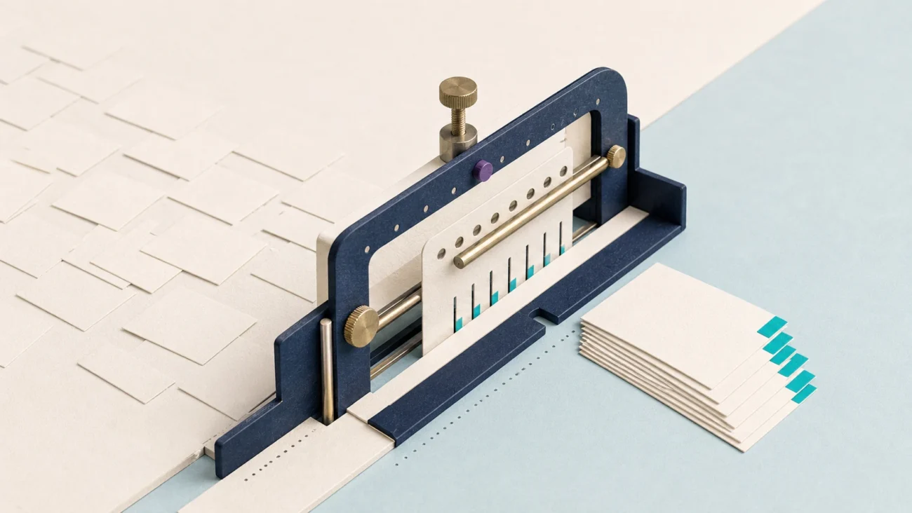 A tactile editorial illustration representing How To Increase Job Applications Without Creating More Screening Work