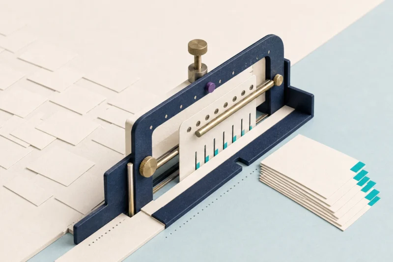 A tactile editorial illustration representing How To Increase Job Applications Without Creating More Screening Work